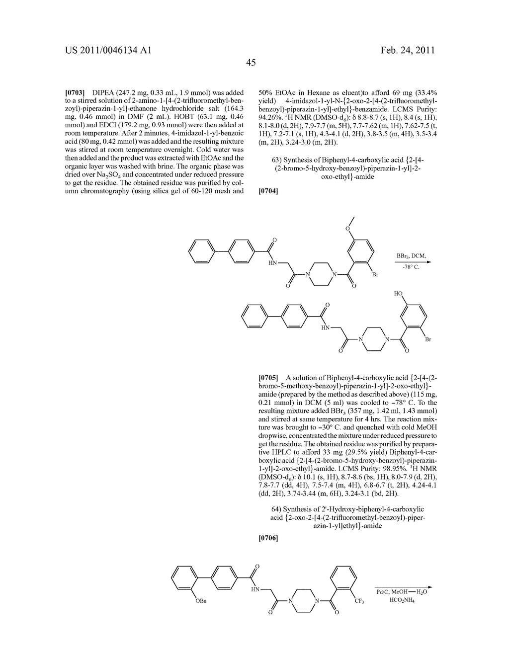 NOVEL PIPERAZINE DERIVATIVES AS INHIBITORS OF STEAROYL-CoA DESATURASE - diagram, schematic, and image 46