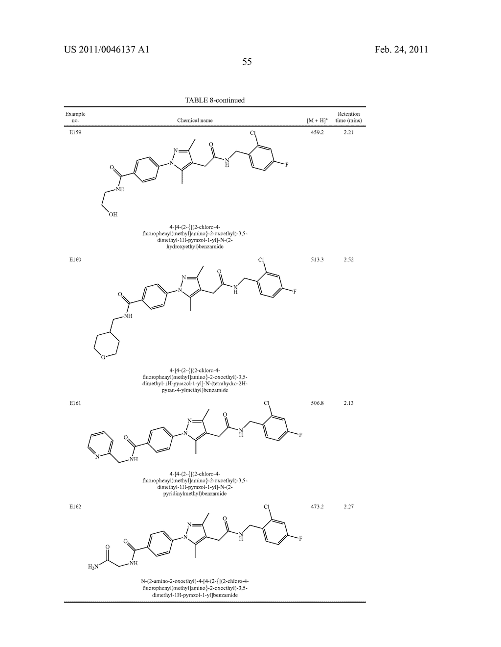 Pyrazole Derivatives as P2X7 Modulators - diagram, schematic, and image 56