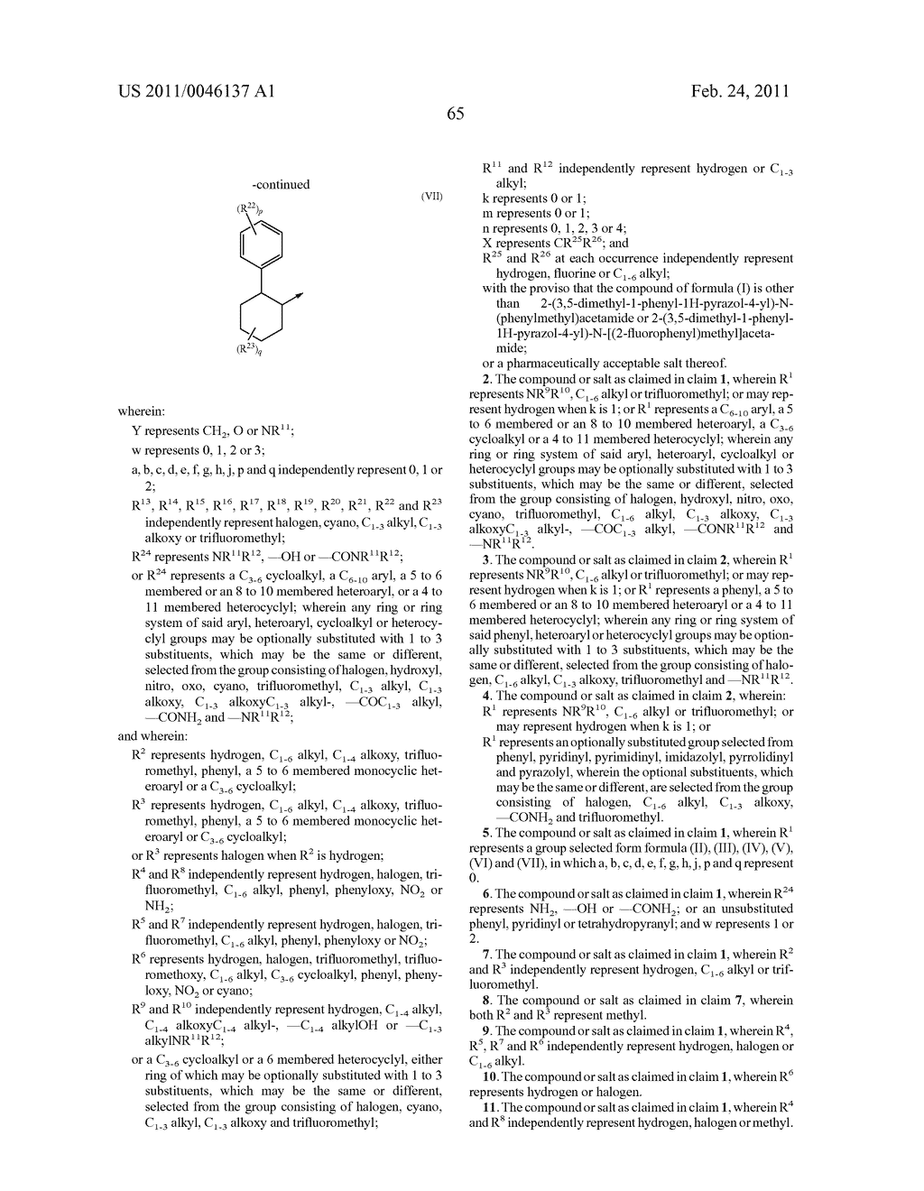 Pyrazole Derivatives as P2X7 Modulators - diagram, schematic, and image 66