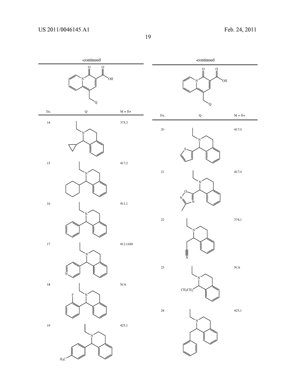 Quinolizidinone M1 Receptor Positive Allosteric Modulators - diagram, schematic, and image 20