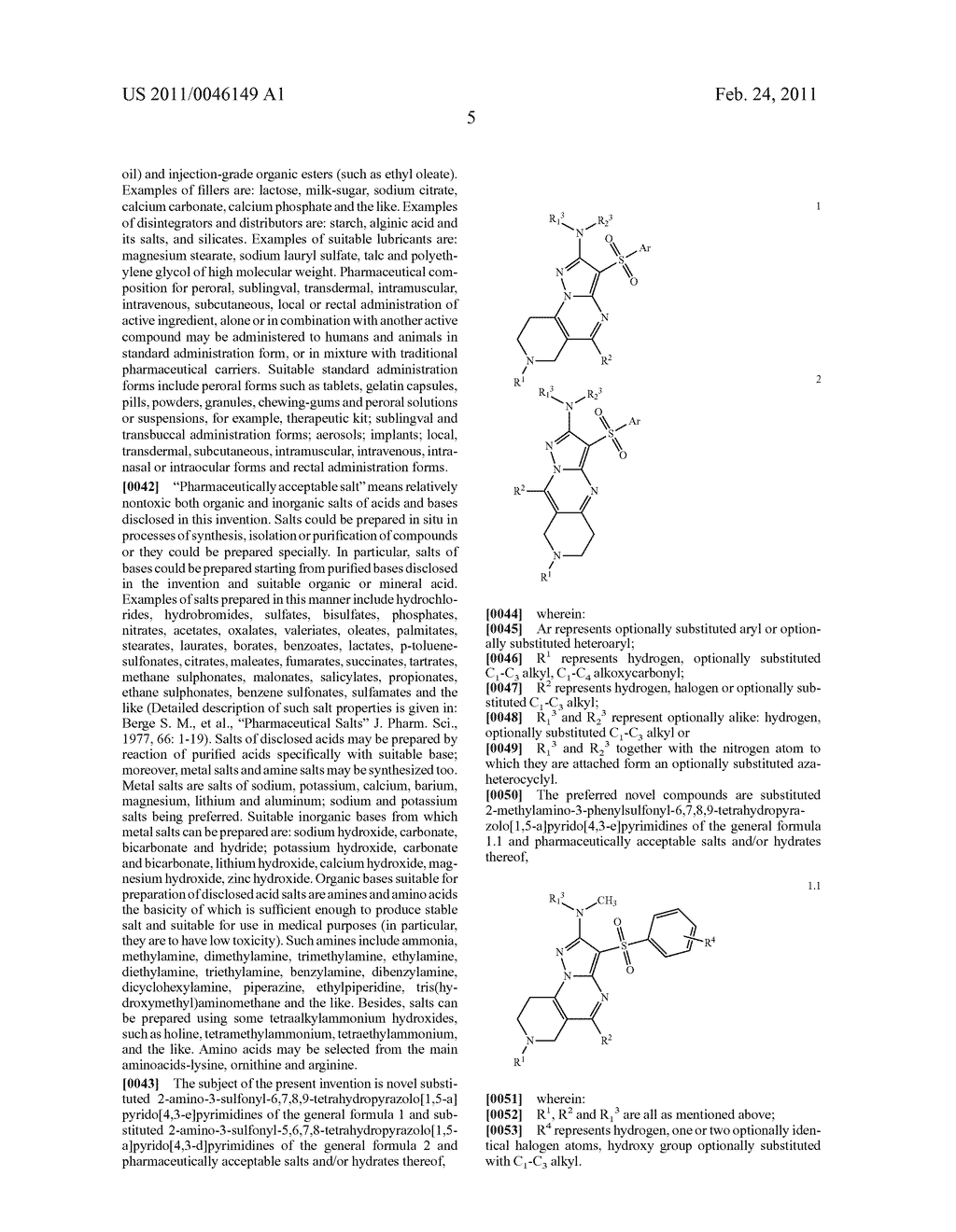 2-AMINO-3-SULPHONYL-TETRAHYDRO-PYRAZOLO[1,5-A]PYRIDO-PYRIMIDINE ANTAGONISTS OF SEROTONIN 5-HT6 RECEPTORS, METHODS FOR THE PRODUCTION AND USE THEREOF - diagram, schematic, and image 06