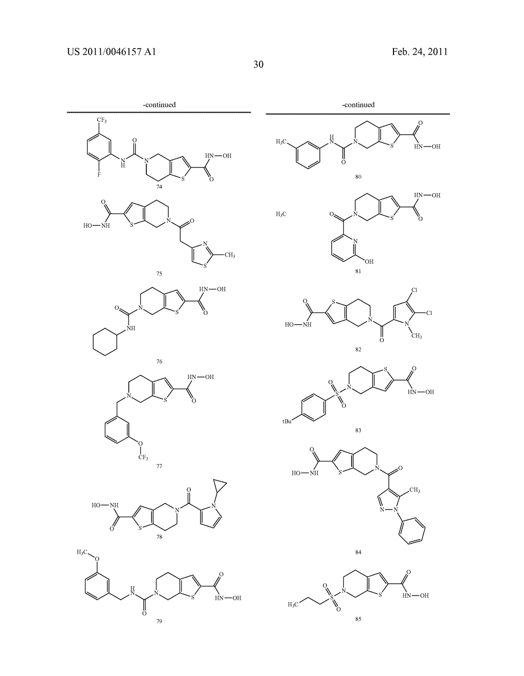 Substituted hydroxamic acids and uses thereof - diagram, schematic, and image 31