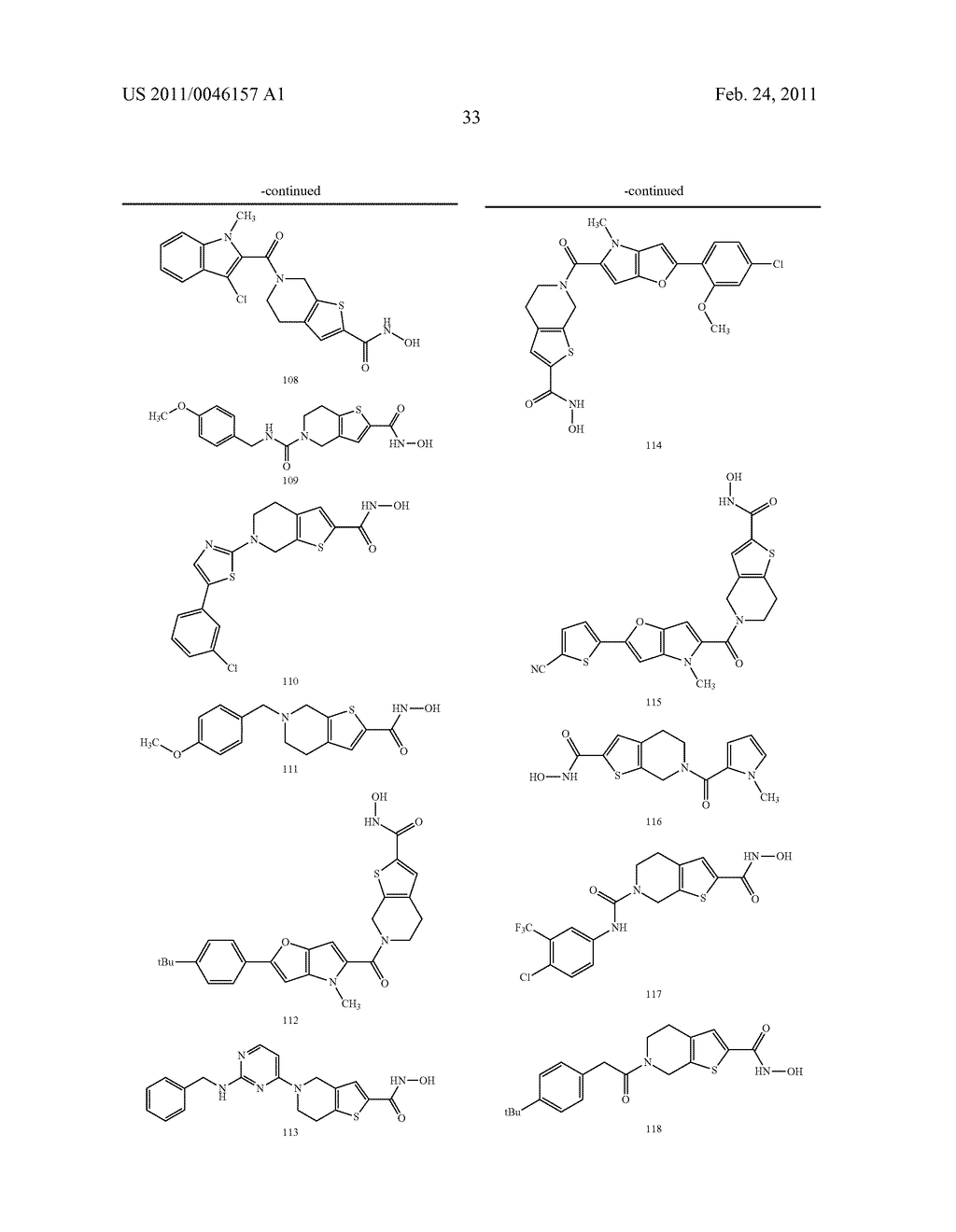 Substituted hydroxamic acids and uses thereof - diagram, schematic, and image 34