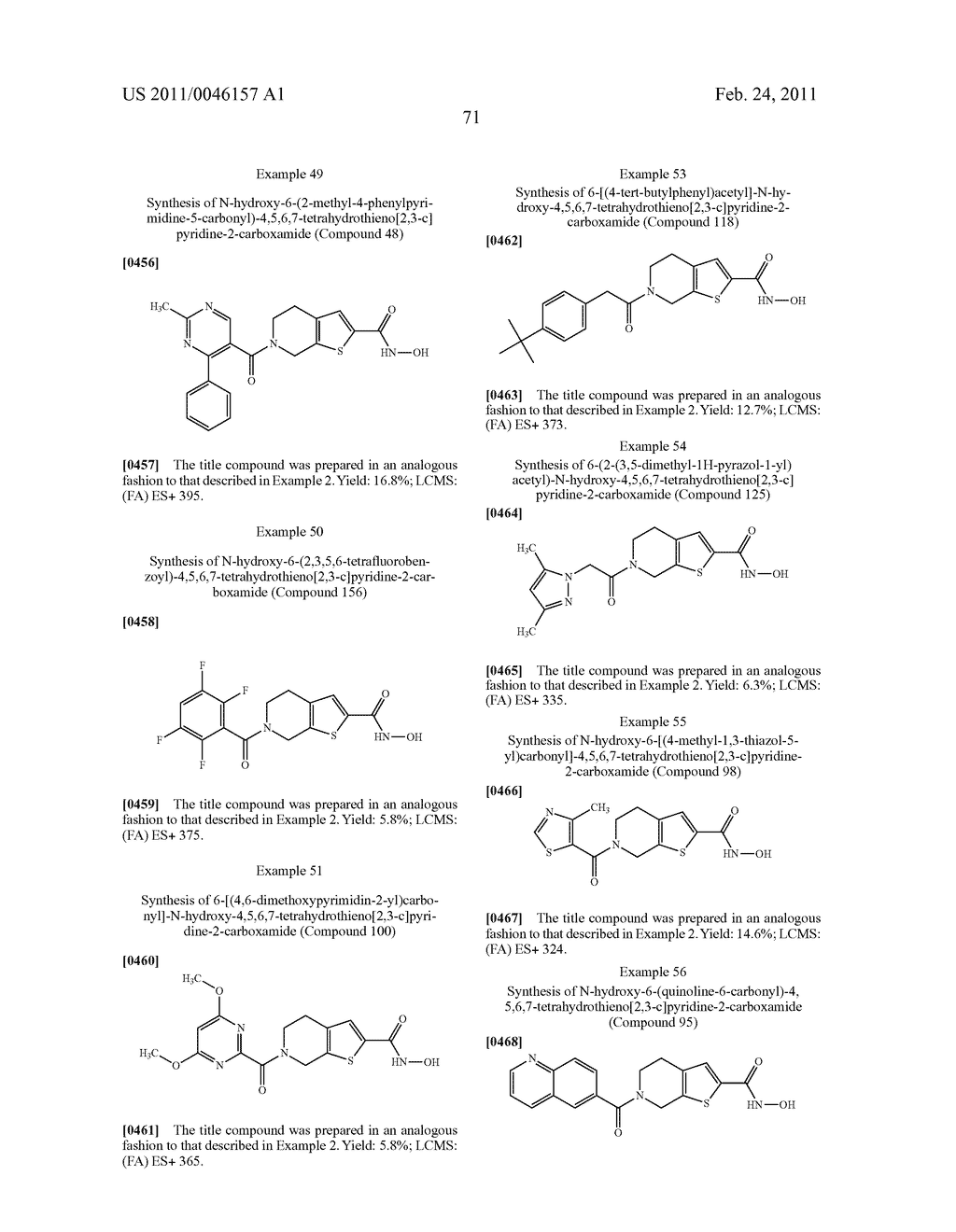 Substituted hydroxamic acids and uses thereof - diagram, schematic, and image 72
