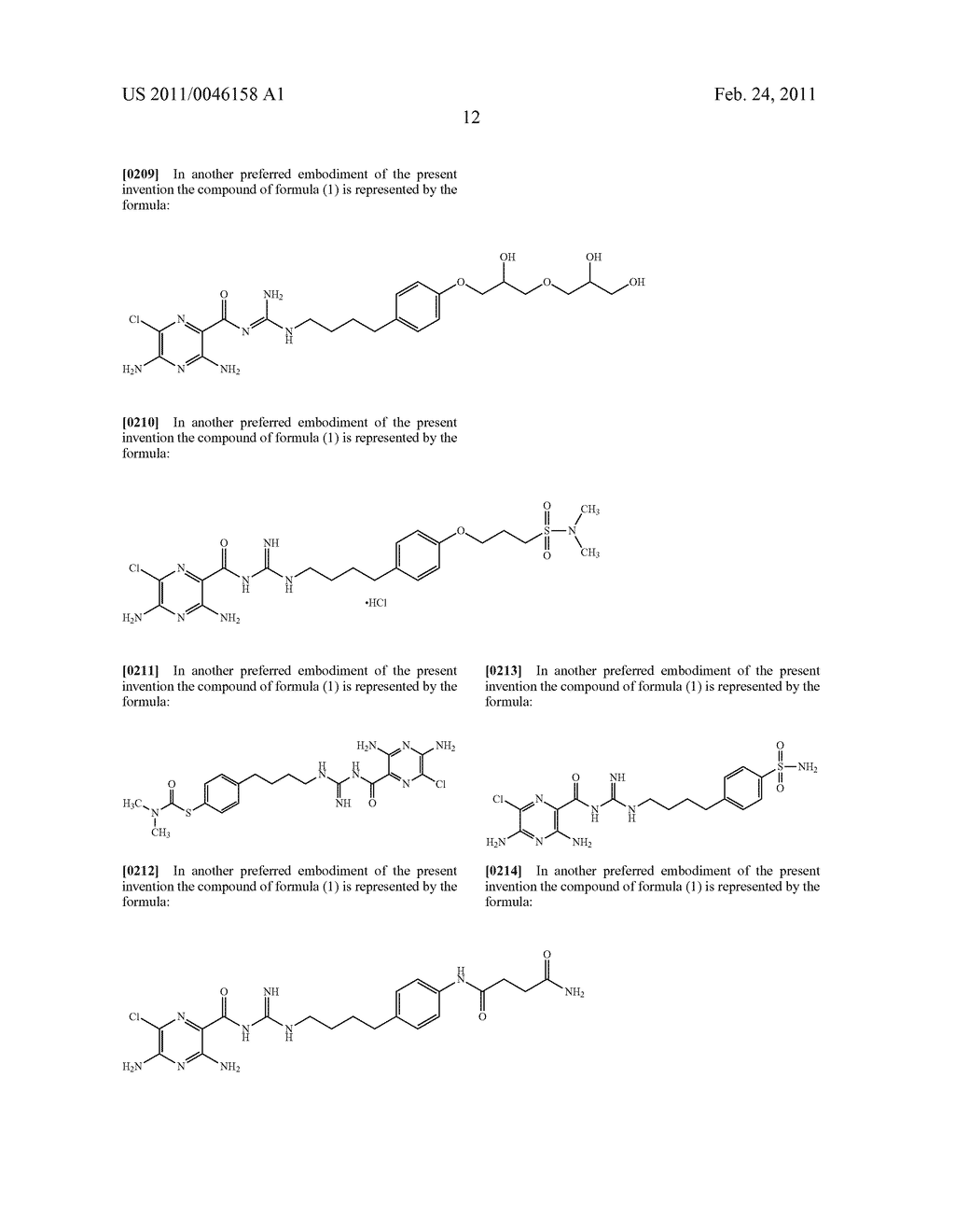 CAPPED PYRAZINOYLGUANIDINE SODIUM CHANNEL BLOCKERS - diagram, schematic, and image 13