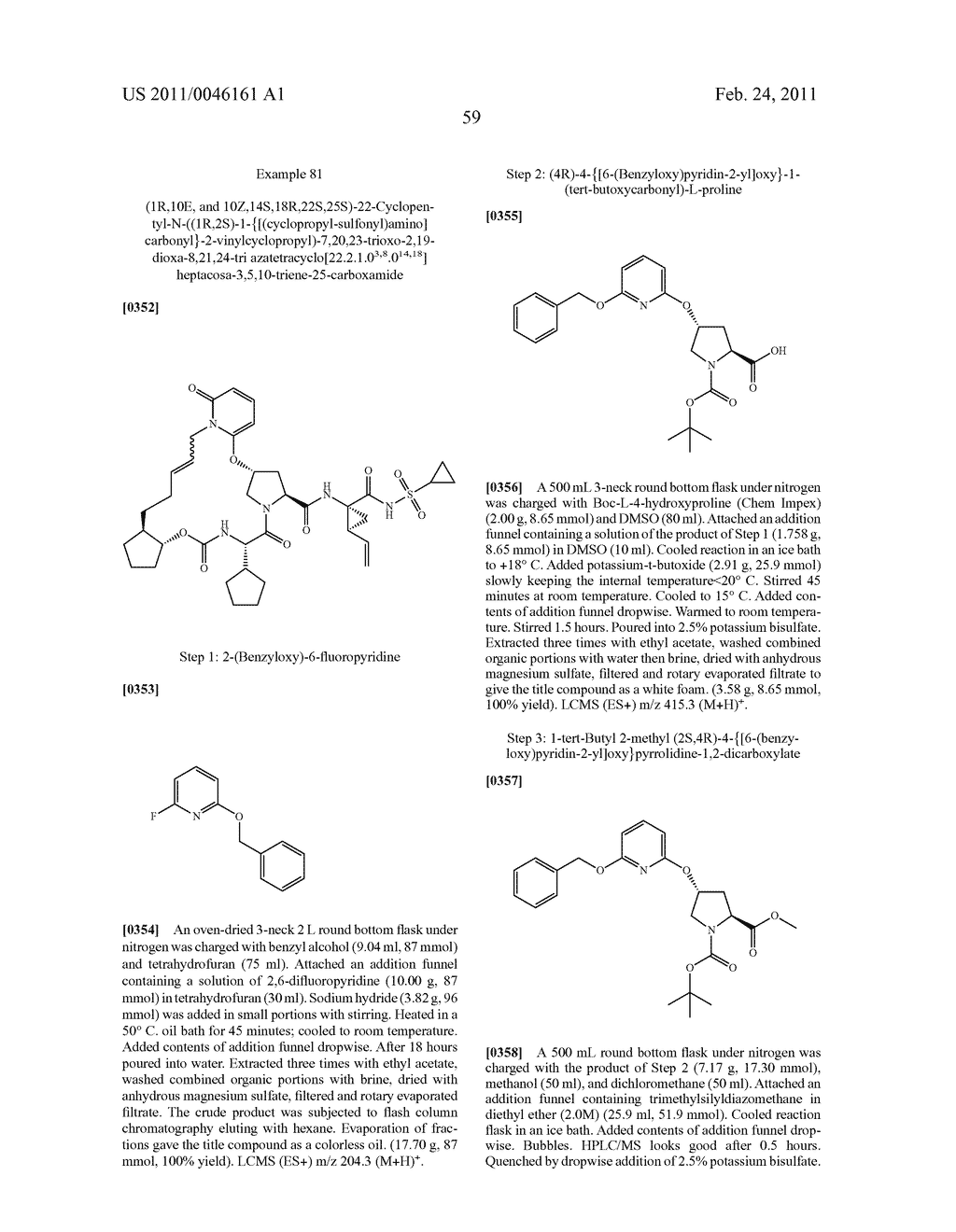 HCV NS3 PROTEASE INHIBITORS - diagram, schematic, and image 60