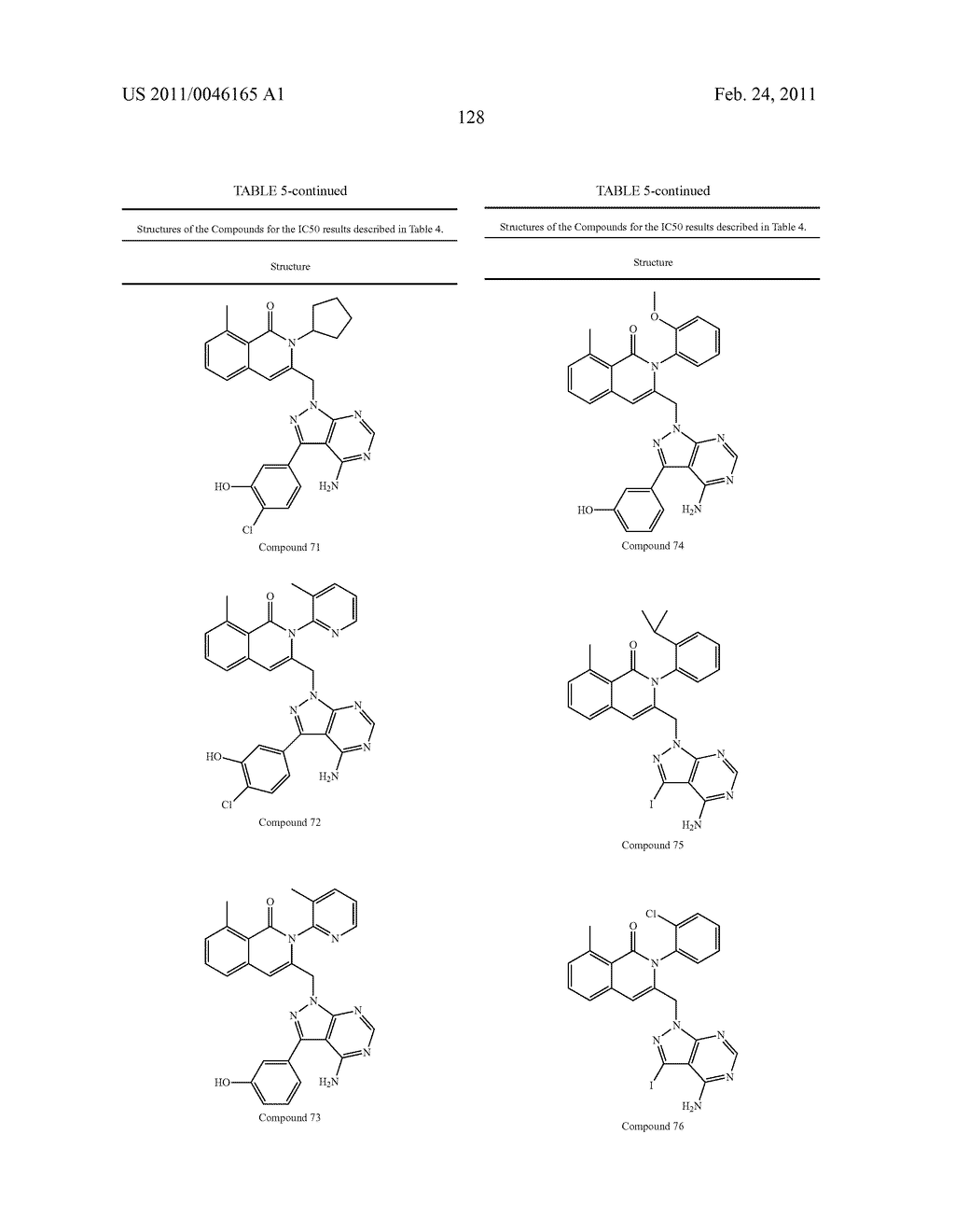 CERTAIN CHEMICAL ENTITLES, COMPOSITIONS AND METHODS - diagram, schematic, and image 140