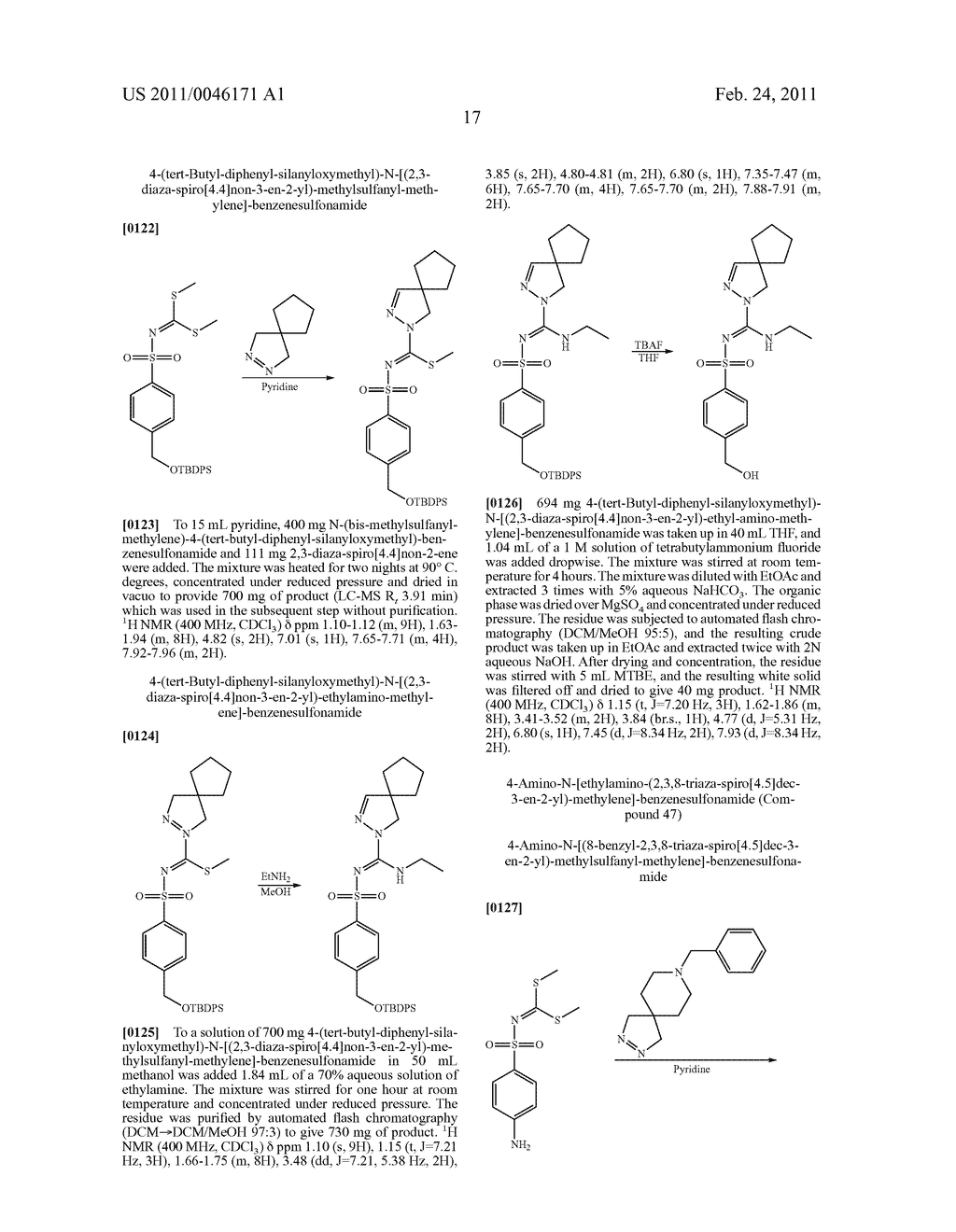 ARYLSULFONYL PYRAZOLINE CARBOXAMIDINE DERIVATIVES AS 5-HT6 ANTAGONISTS - diagram, schematic, and image 18