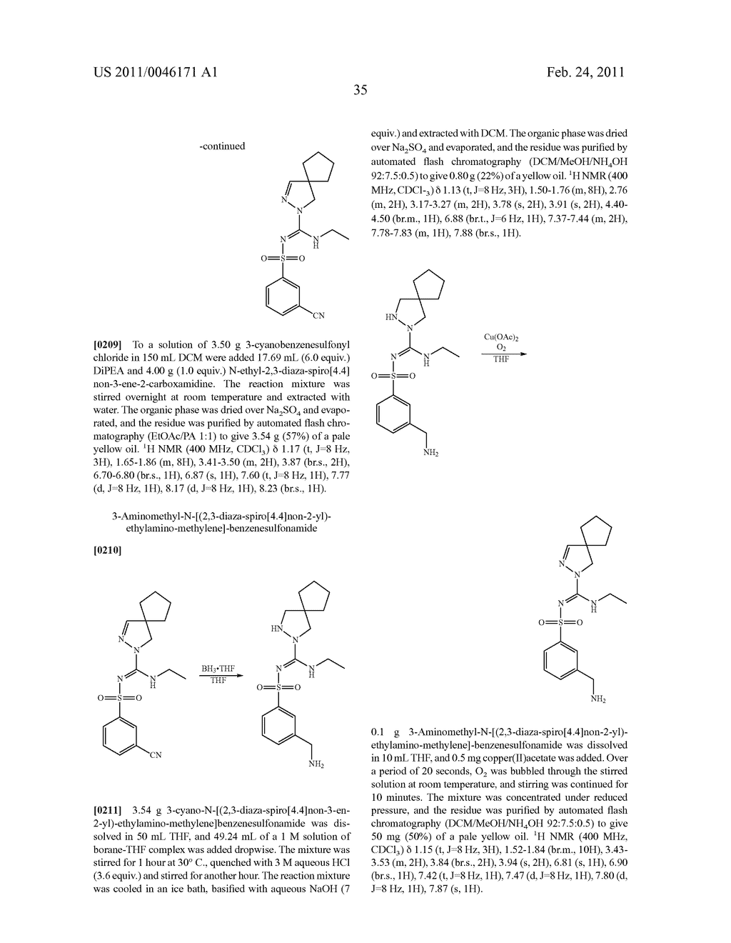 ARYLSULFONYL PYRAZOLINE CARBOXAMIDINE DERIVATIVES AS 5-HT6 ANTAGONISTS - diagram, schematic, and image 36