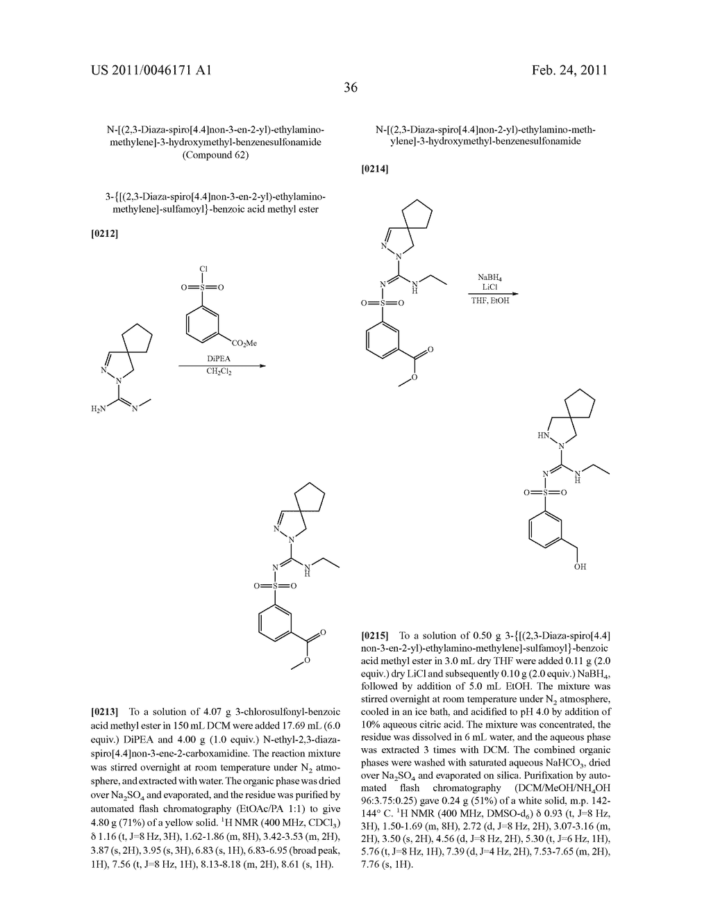 ARYLSULFONYL PYRAZOLINE CARBOXAMIDINE DERIVATIVES AS 5-HT6 ANTAGONISTS - diagram, schematic, and image 37