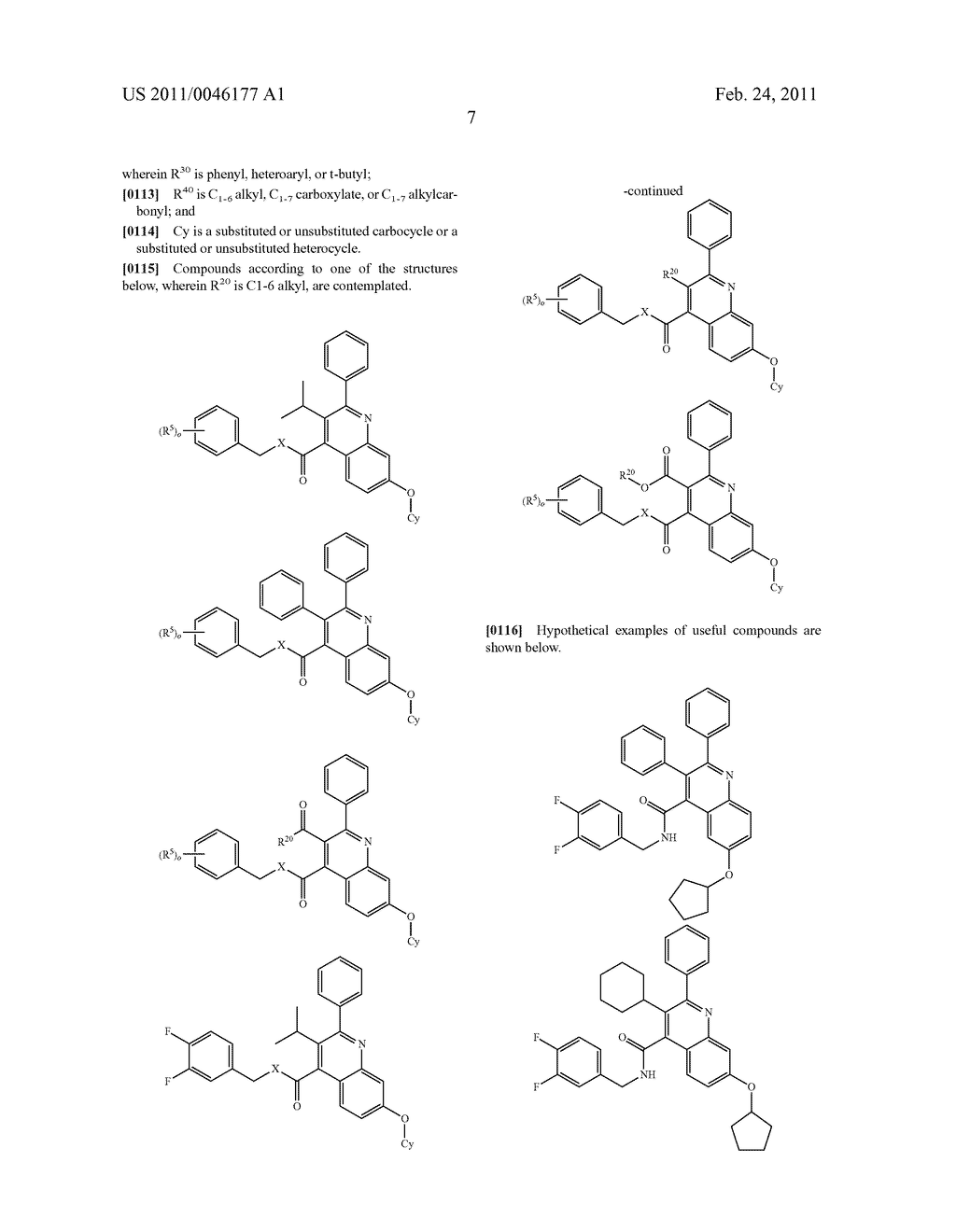 THERAPEUTIC QUINOLINE AND NAPHTHALENE DERIVATIVES - diagram, schematic, and image 08