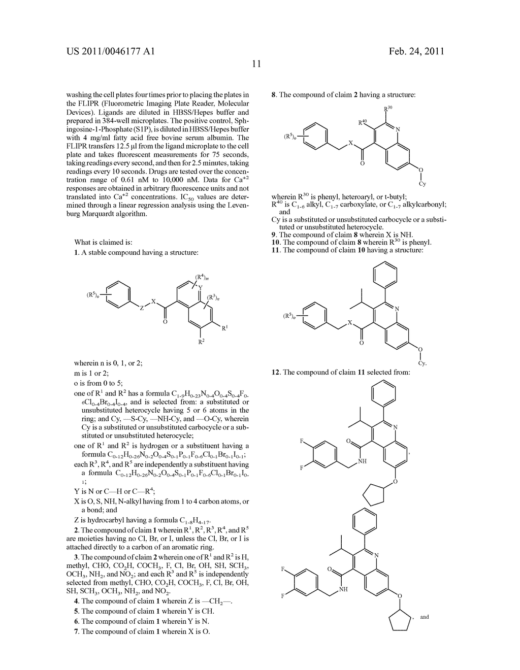 THERAPEUTIC QUINOLINE AND NAPHTHALENE DERIVATIVES - diagram, schematic, and image 12