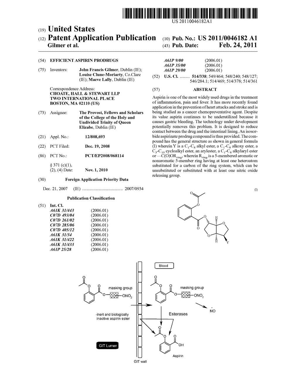 EFFICIENT ASPIRIN PRODRUGS - diagram, schematic, and image 01