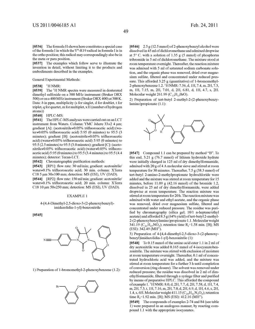 Arylchalcogenoarylalkyl-substituted imidazolidine-2,4-diones, process for preparation thereof, medicaments comprising these compounds and use thereof - diagram, schematic, and image 50
