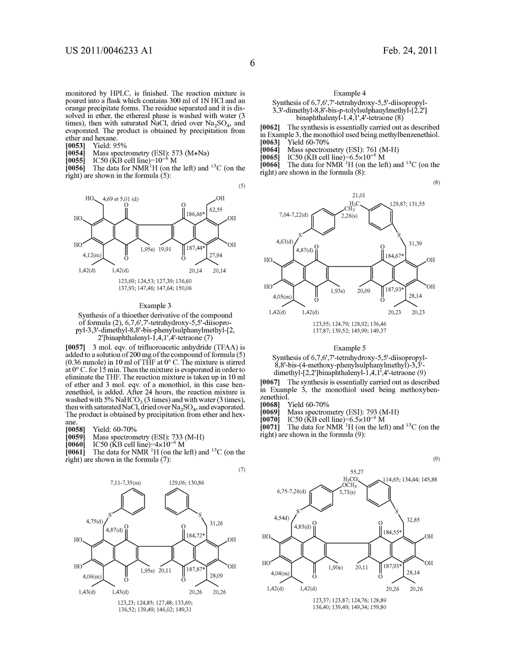 GOSSYPOL DERIVATIVES, PRODUCTION METHOD THEREOF AND USES OF SAME - diagram, schematic, and image 07