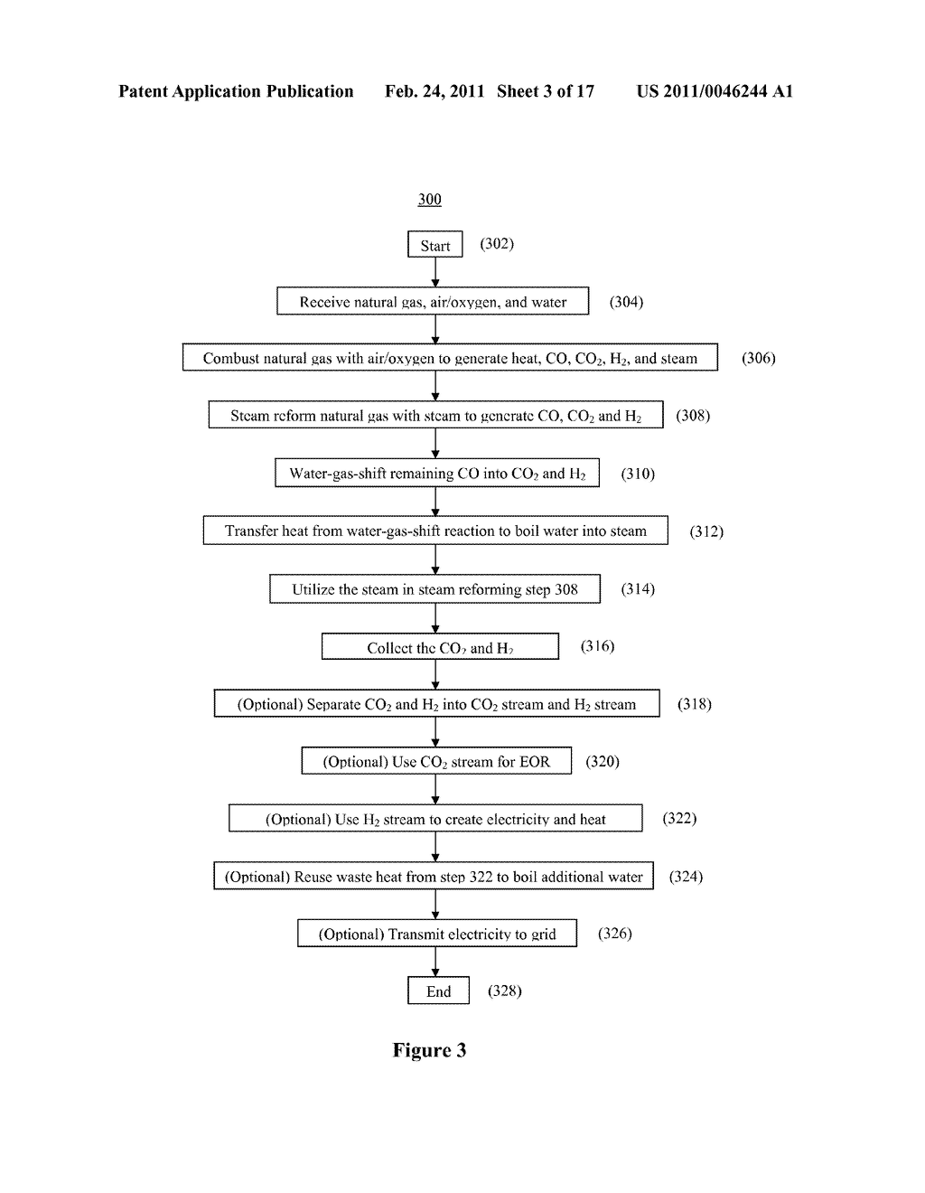 NATURAL GAS STEAM REFORMING METHOD WITH LINEAR COUNTERCURRENT HEAT EXCHANGER - diagram, schematic, and image 04