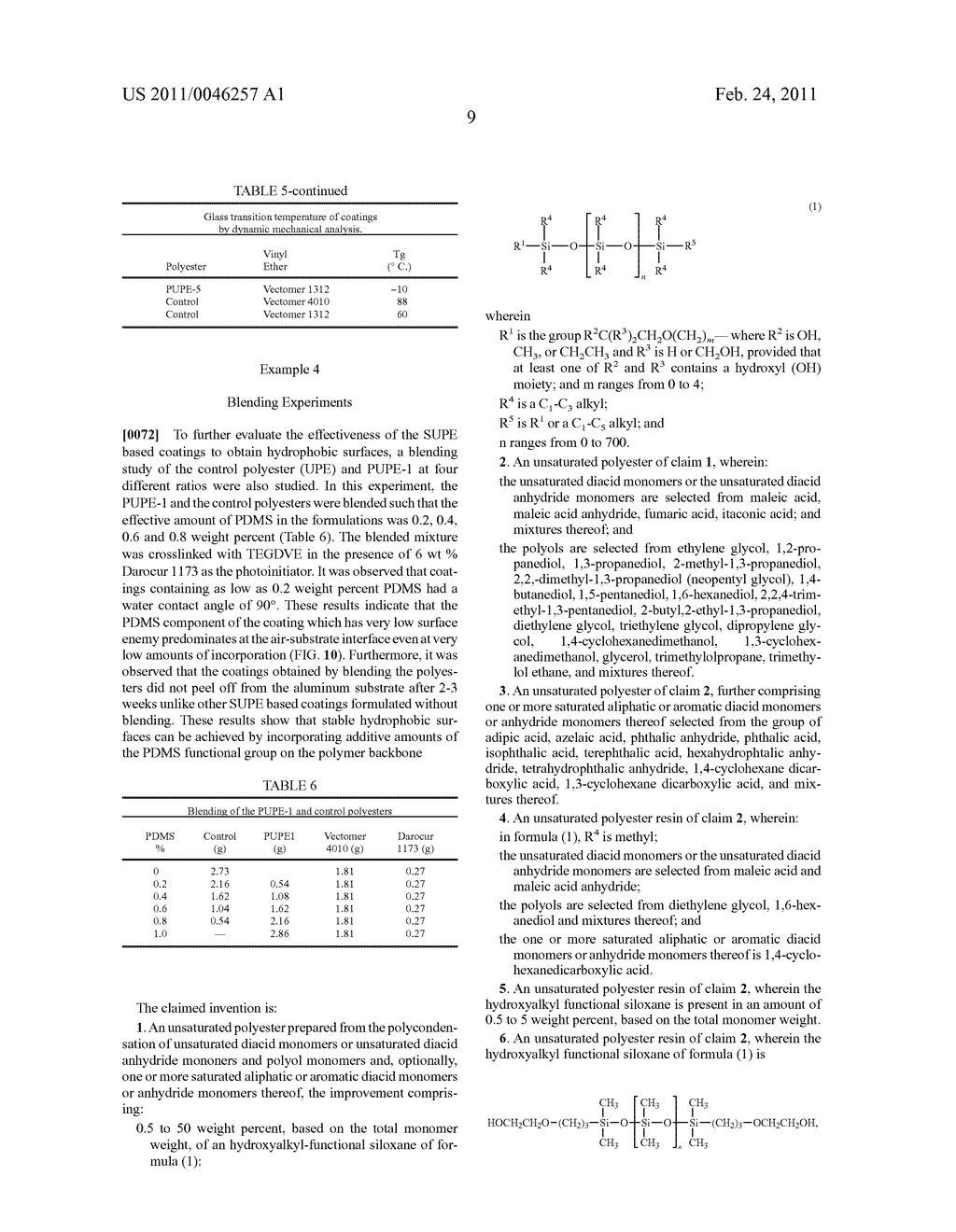 UV-CURABLE LOW SURFACE ENERGY COATINGS - diagram, schematic, and image 20