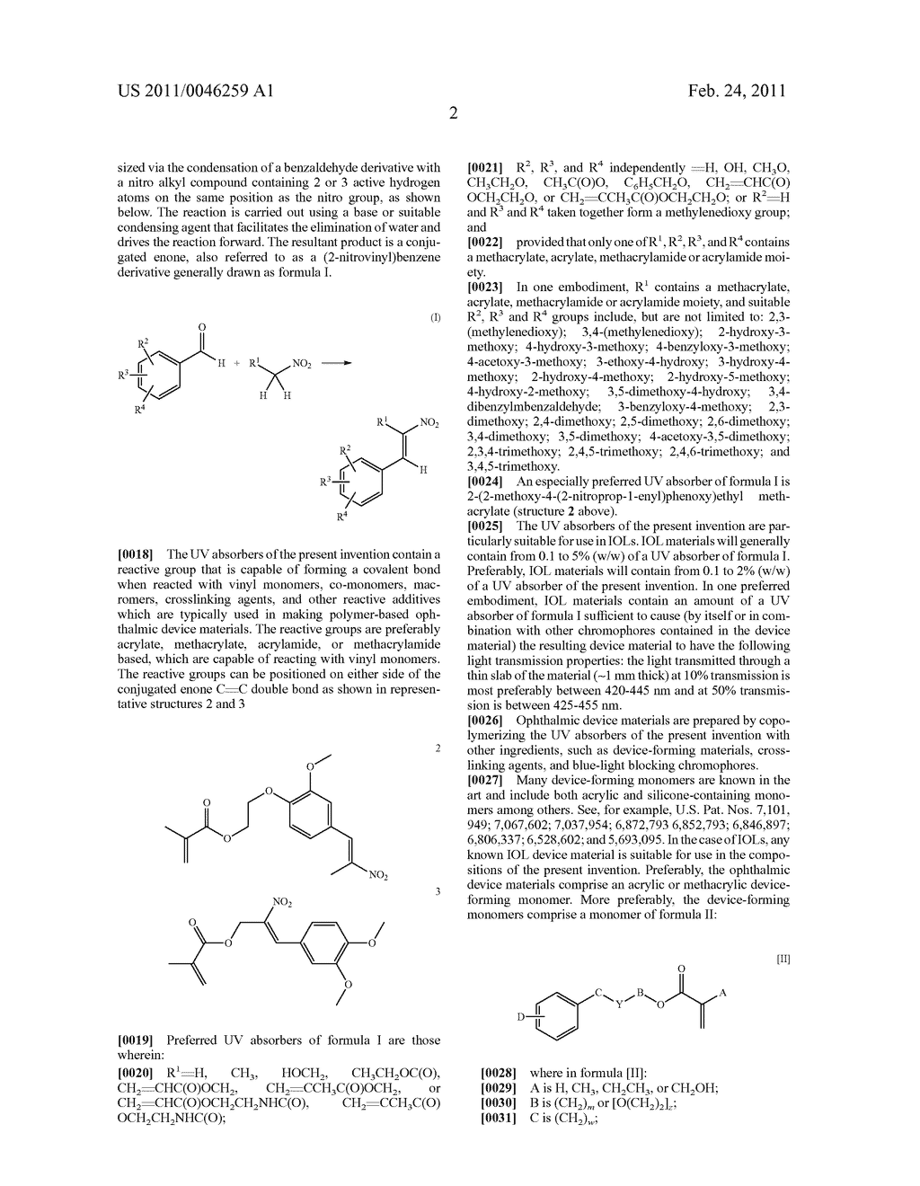 UV-ABSORBERS FOR OPHTHALMIC LENS MATERIALS - diagram, schematic, and image 09