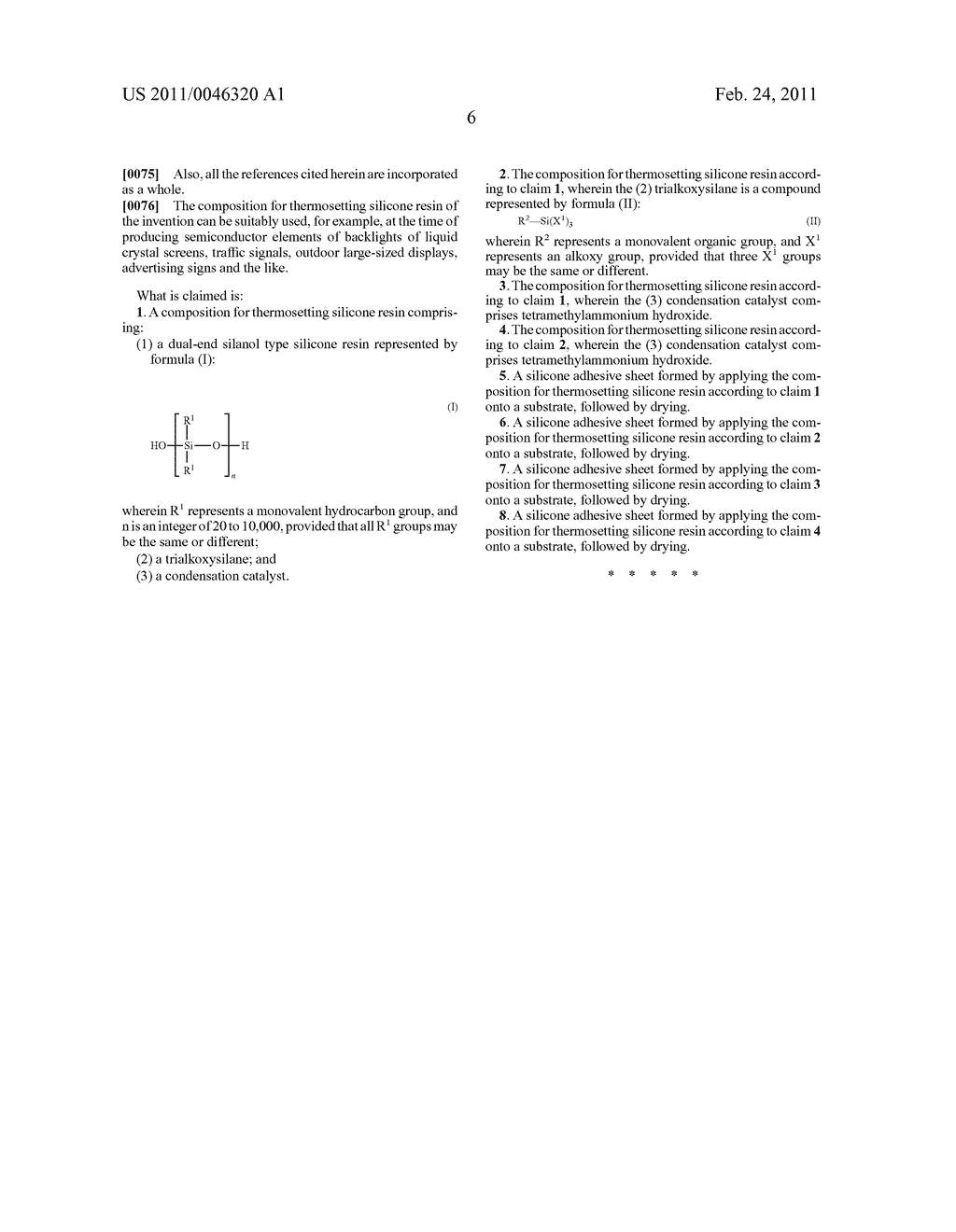 COMPOSITION FOR THERMOSETTING SILICONE RESIN - diagram, schematic, and image 07