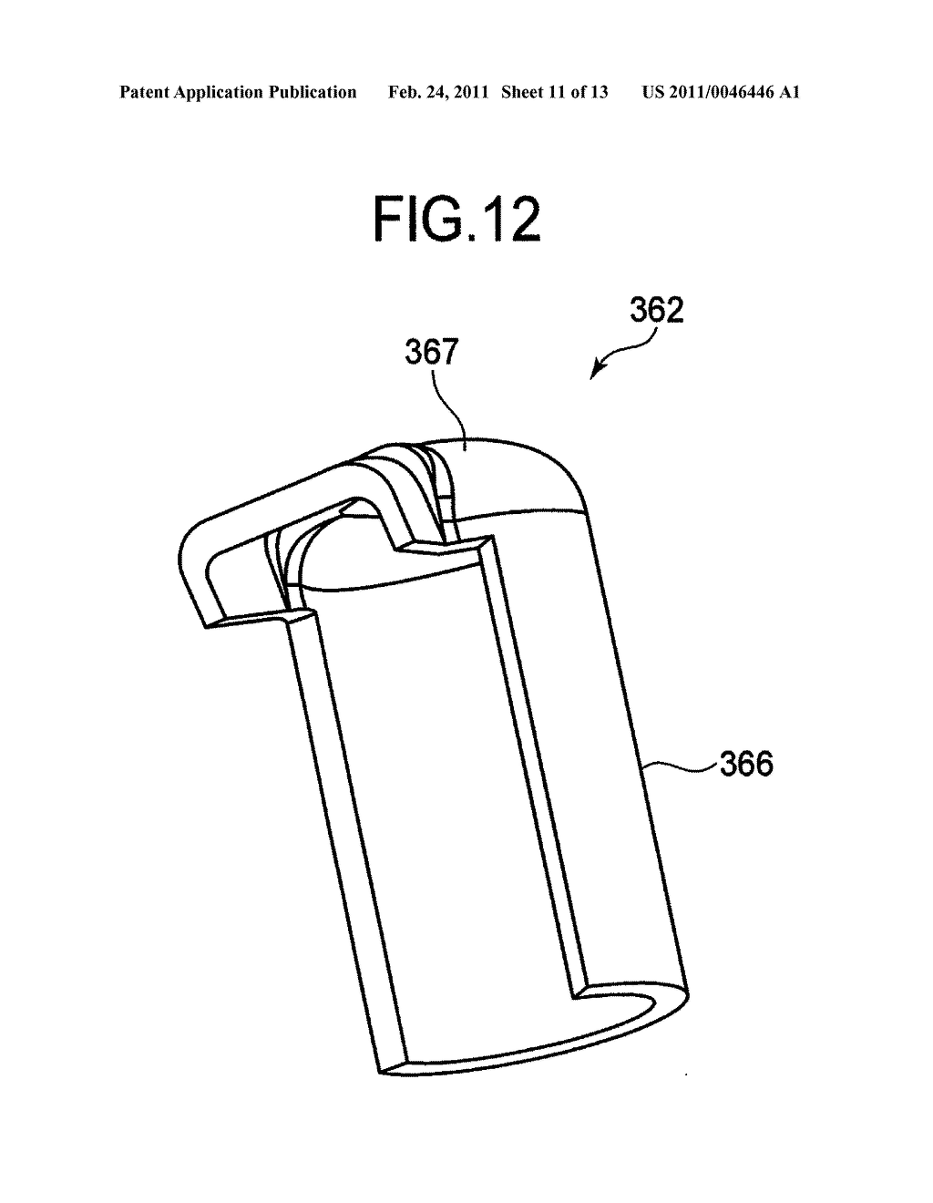 ENDOSCOPE EQUIPPED WITH A NOZZLE FOR CLEANING ITS DISTAL END - diagram, schematic, and image 12