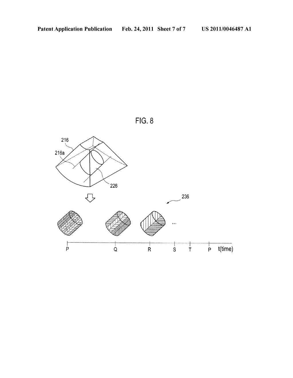 ULTRASOUND SYSTEM AND METHOD FOR PROVIDING INFORMATION INDICATIVE OF A CHANGE OF ELASTICITY INFORMATION - diagram, schematic, and image 08