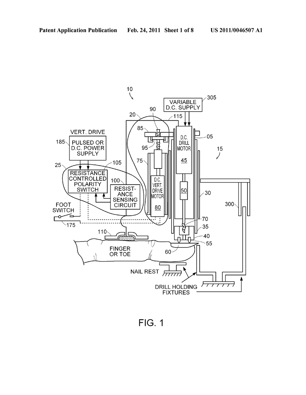 DRILL DEVICE AND METHOD FOR FORMING MICROCONDUITS - diagram, schematic, and image 02