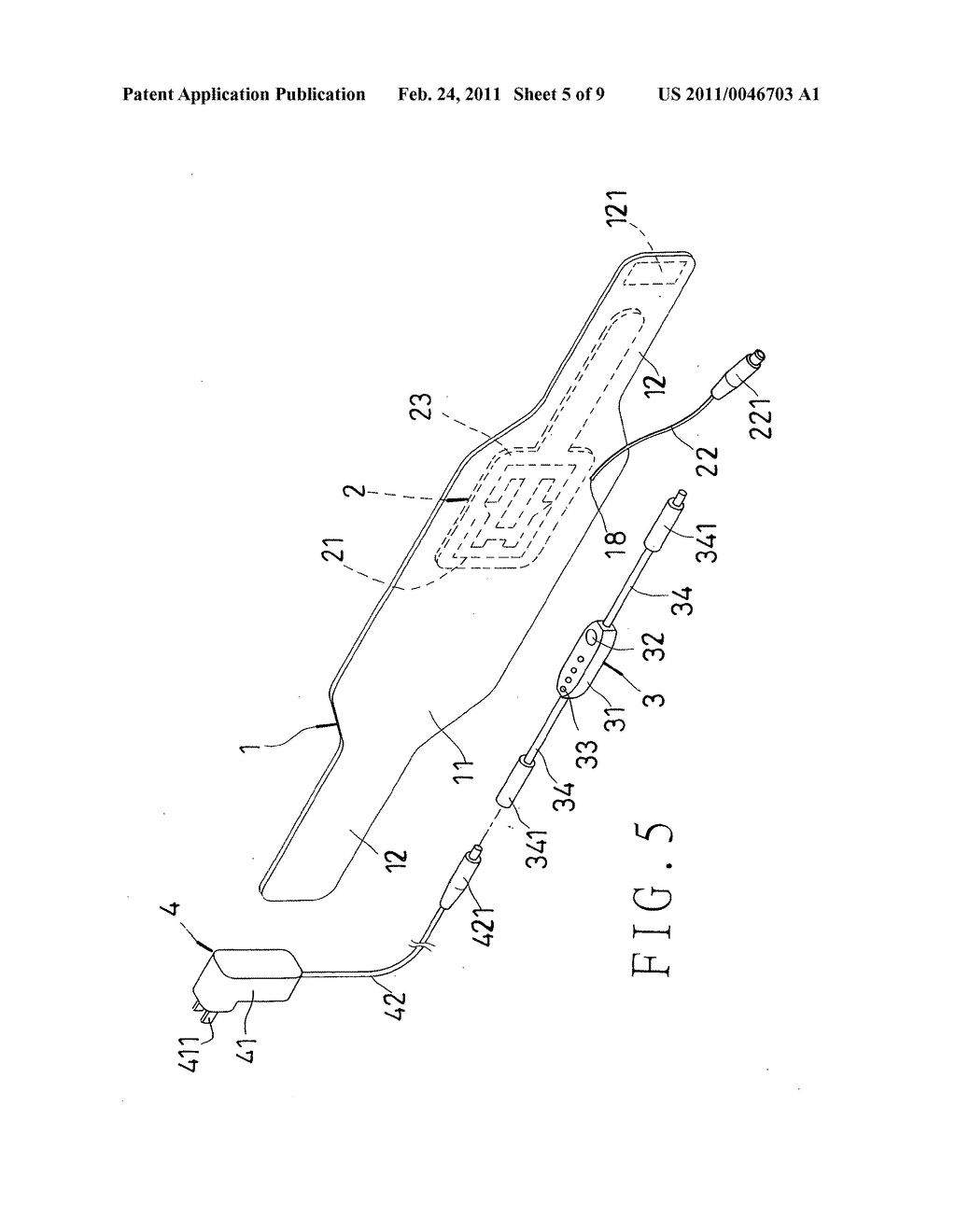 Heating device for low voltage thermal therapy - diagram, schematic, and image 06