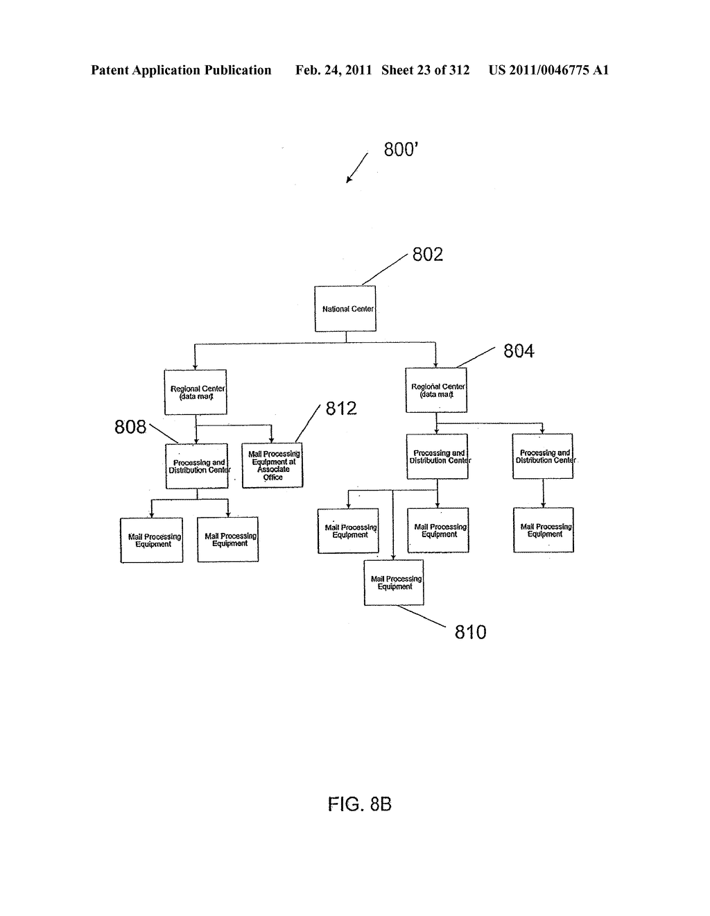 Facility Wide Mixed Mail Sorting and/or Sequencing System and Components and Methods Thereof - diagram, schematic, and image 24