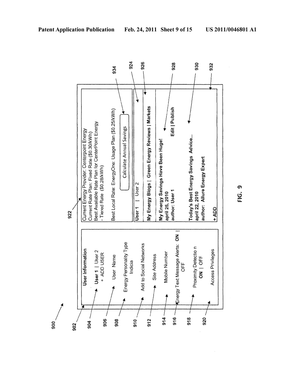 Energy Management System And Method - diagram, schematic, and image 10