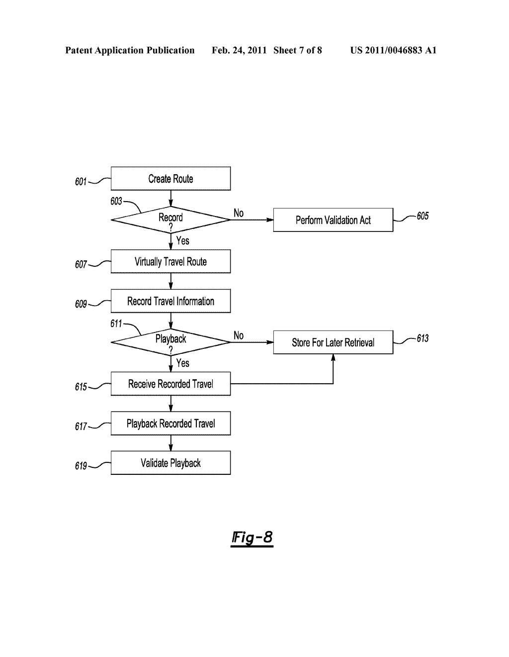 METHODS AND SYSTEMS FOR TESTING NAVIGATION ROUTES - diagram, schematic, and image 08