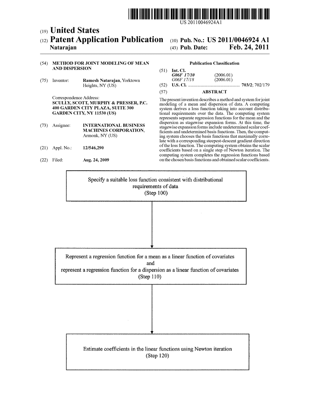 METHOD FOR JOINT MODELING OF MEAN AND DISPERSION - diagram, schematic, and image 01