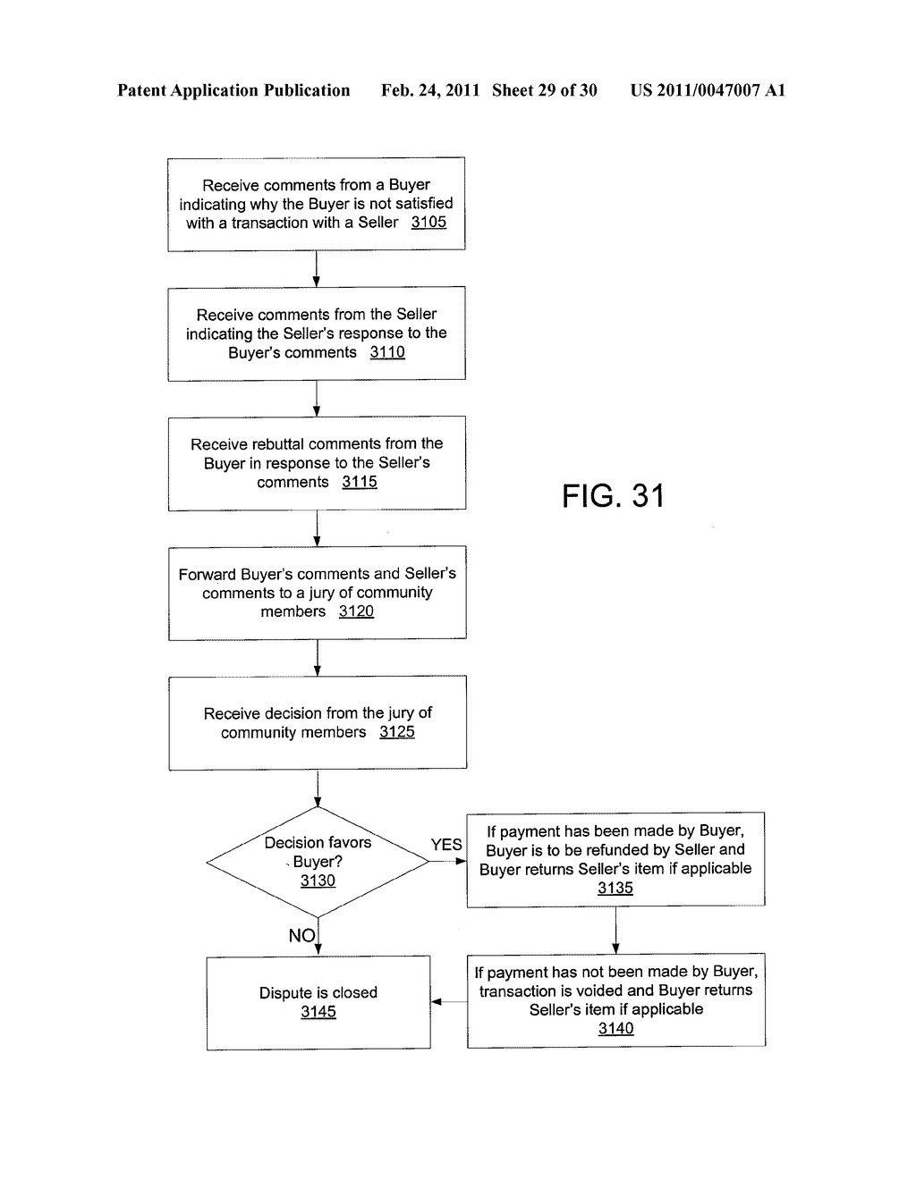 SYSTEM AND METHOD FOR COMMUNITY-BASED DISPUTE RESOLUTION - diagram, schematic, and image 30