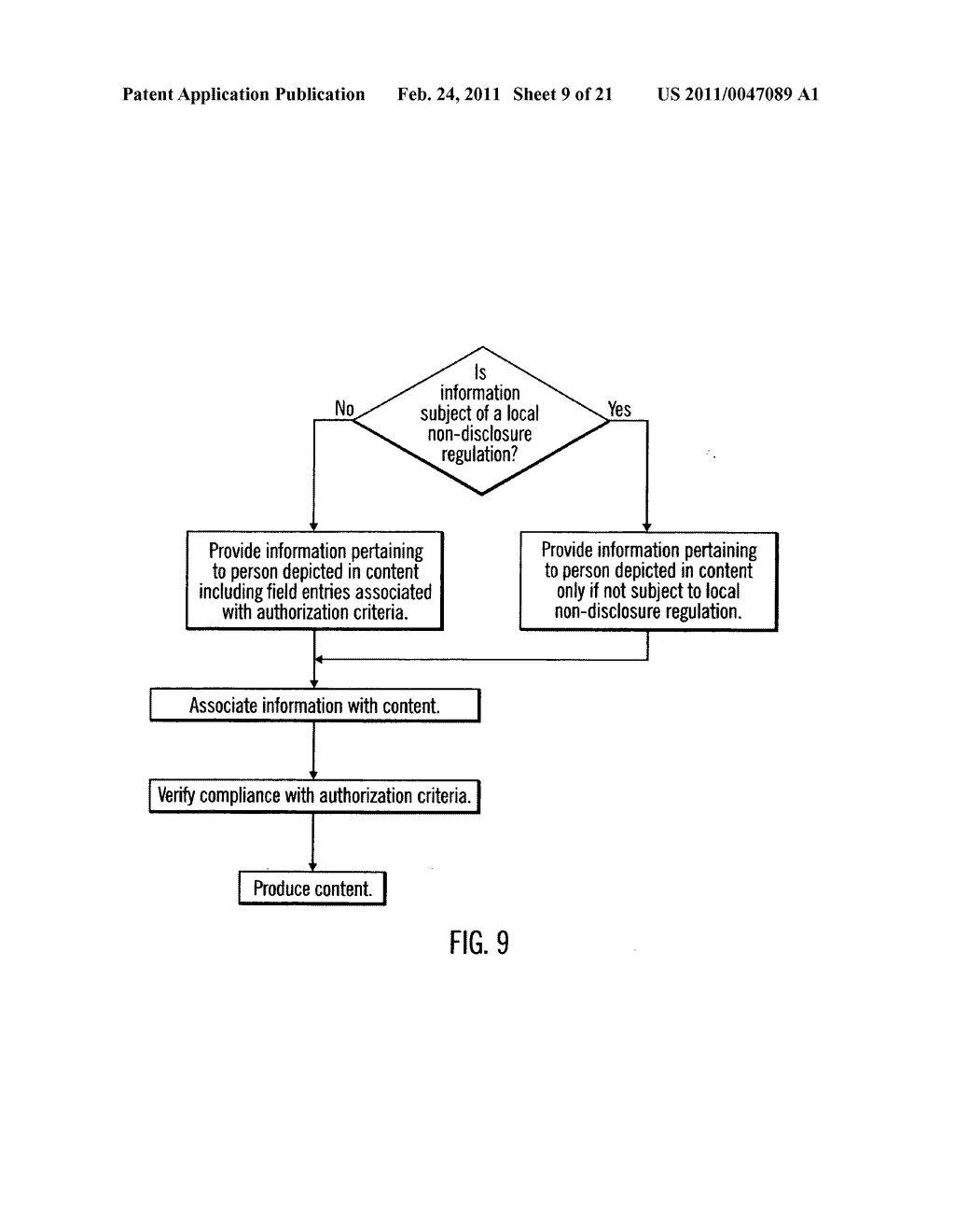 Record-keeping system for transmission and production of content - diagram, schematic, and image 10