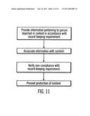 Record-keeping system for transmission and production of content diagram and image