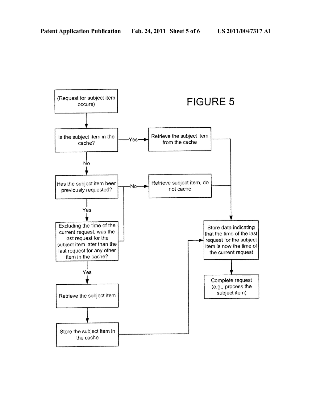 SYSTEM AND METHOD OF CACHING INFORMATION - diagram, schematic, and image 06