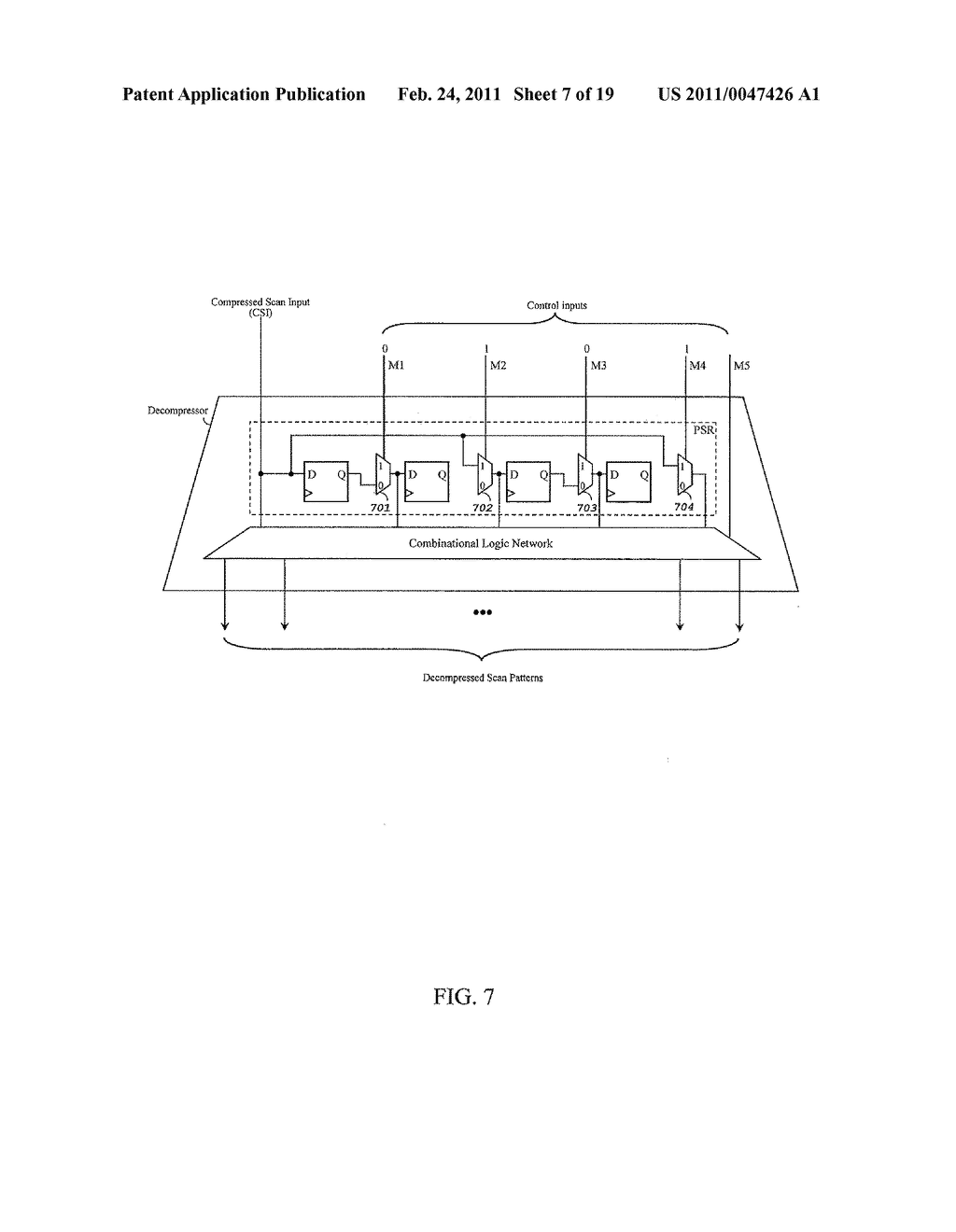 METHOD AND APPARATUS FOR LOW-PIN-COUNT SCAN COMPRESSION - diagram, schematic, and image 08