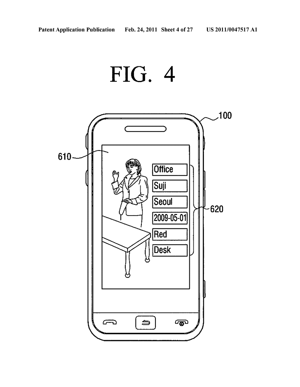 METADATA TAGGING SYSTEM, IMAGE SEARCHING METHOD AND DEVICE, AND METHOD FOR TAGGING A GESTURE THEREOF - diagram, schematic, and image 05