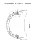 Protective helmet having a hard inner cap and a shock-absorbing inner fitment diagram and image