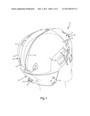 ADJUSTABLE HELMET AND RELATED METHOD OF USE diagram and image