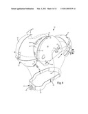 ADJUSTABLE HELMET AND RELATED METHOD OF USE diagram and image