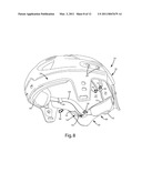 ADJUSTABLE HELMET AND RELATED METHOD OF USE diagram and image