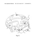 ADJUSTABLE HELMET AND RELATED METHOD OF USE diagram and image