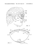PROTECTIVE EYEWEAR DEVICE WITH LATERAL EYE ACCESS diagram and image