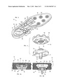 Sole construction for shoe having self-pumping extendable spikes diagram and image