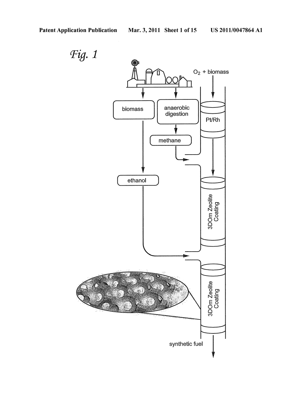 METHOD AND APPARATUS FOR PRODUCING A FUEL FROM A BIOMASS OR BIO-OIL - diagram, schematic, and image 02