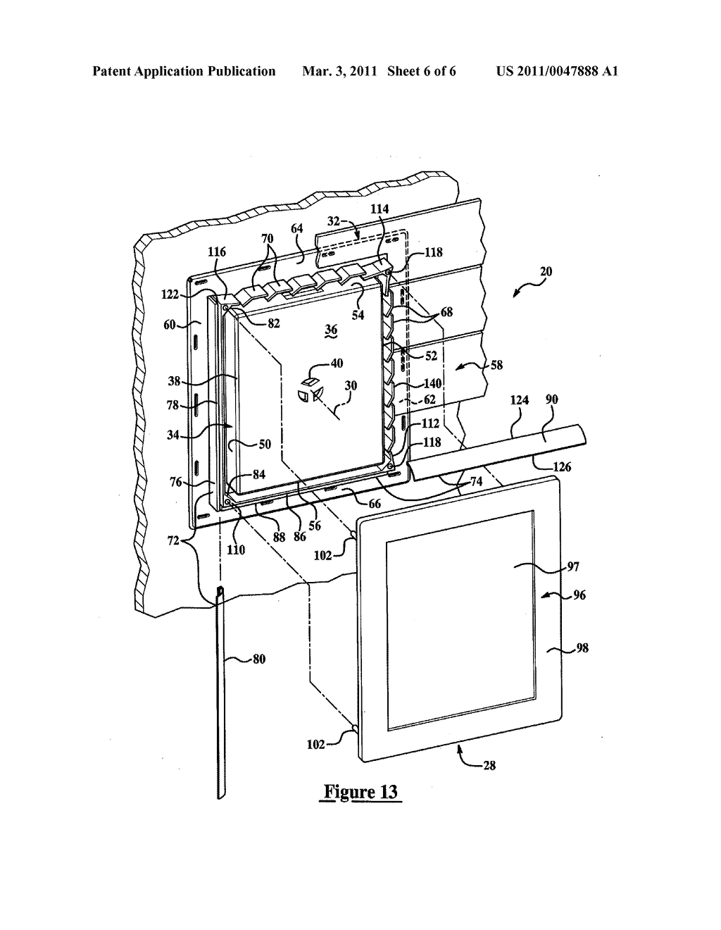 ADJUSTABLE MOUNTING BRACKET ASSEMBLY FOR EXTERIOR SIDING - diagram, schematic, and image 07