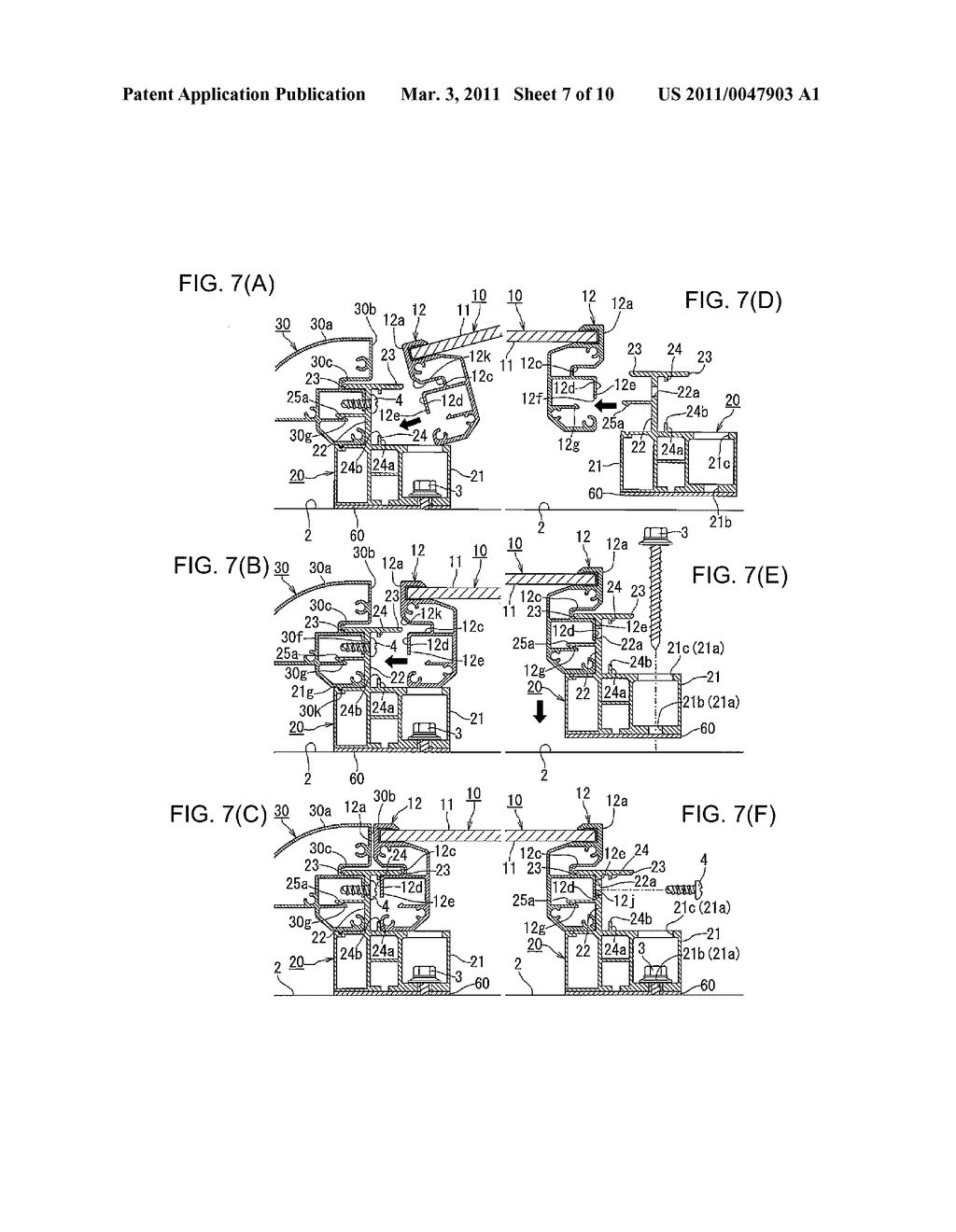 STRUCTURE FOR SECURING SOLAR CELL MODULES AND FRAME AND SECURING MEMBER FOR SOLAR CELL MODULES - diagram, schematic, and image 08