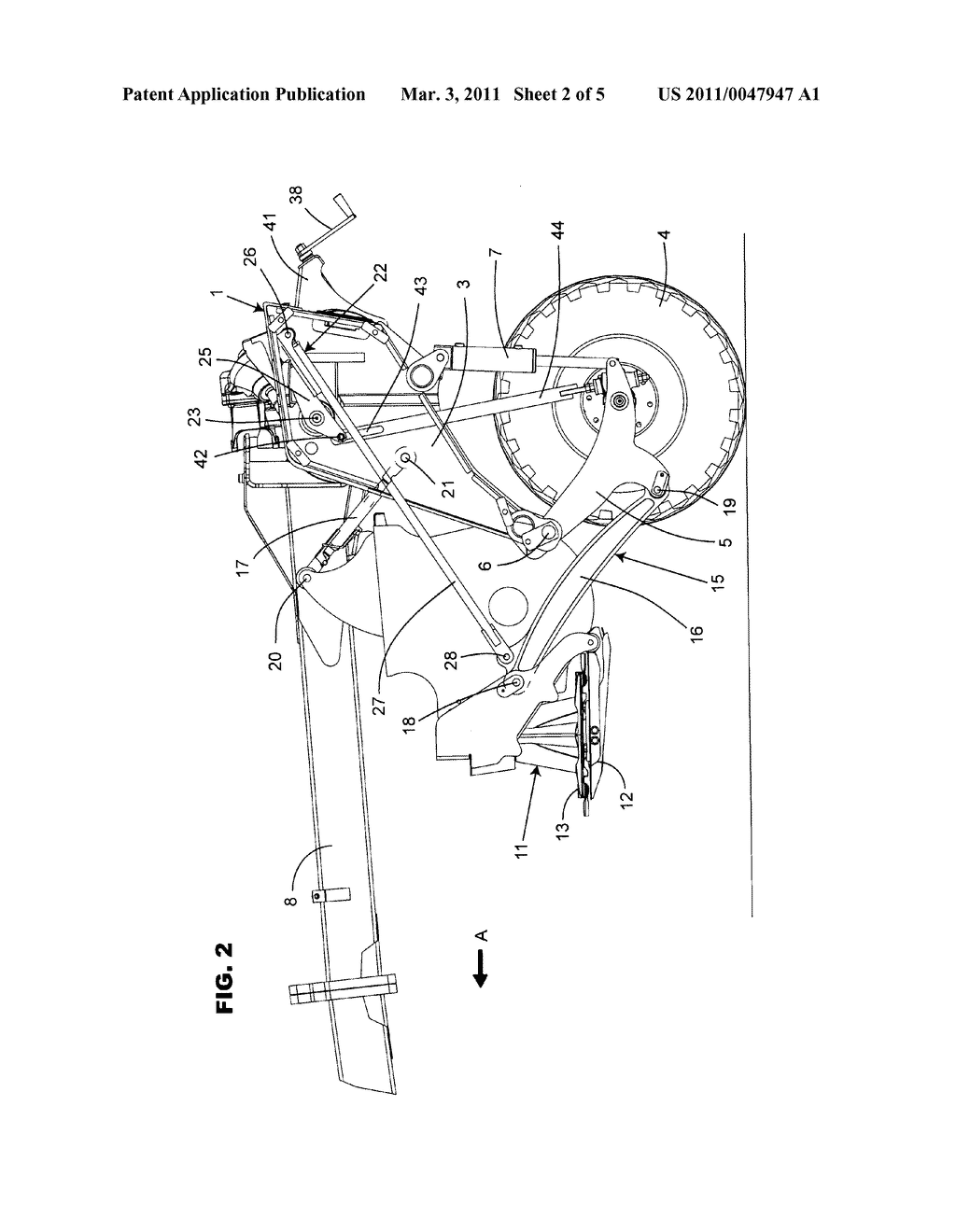 MOWER WITH AN IMPROVED LIGHTENING DEVICE - diagram, schematic, and image 03