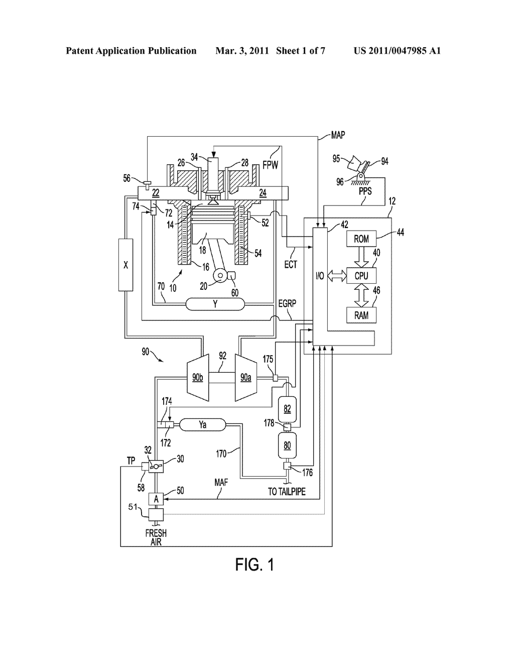 SYSTEM FOR AN ENGINE HAVING A PARTICULATE MATTER SENSOR - diagram, schematic, and image 02