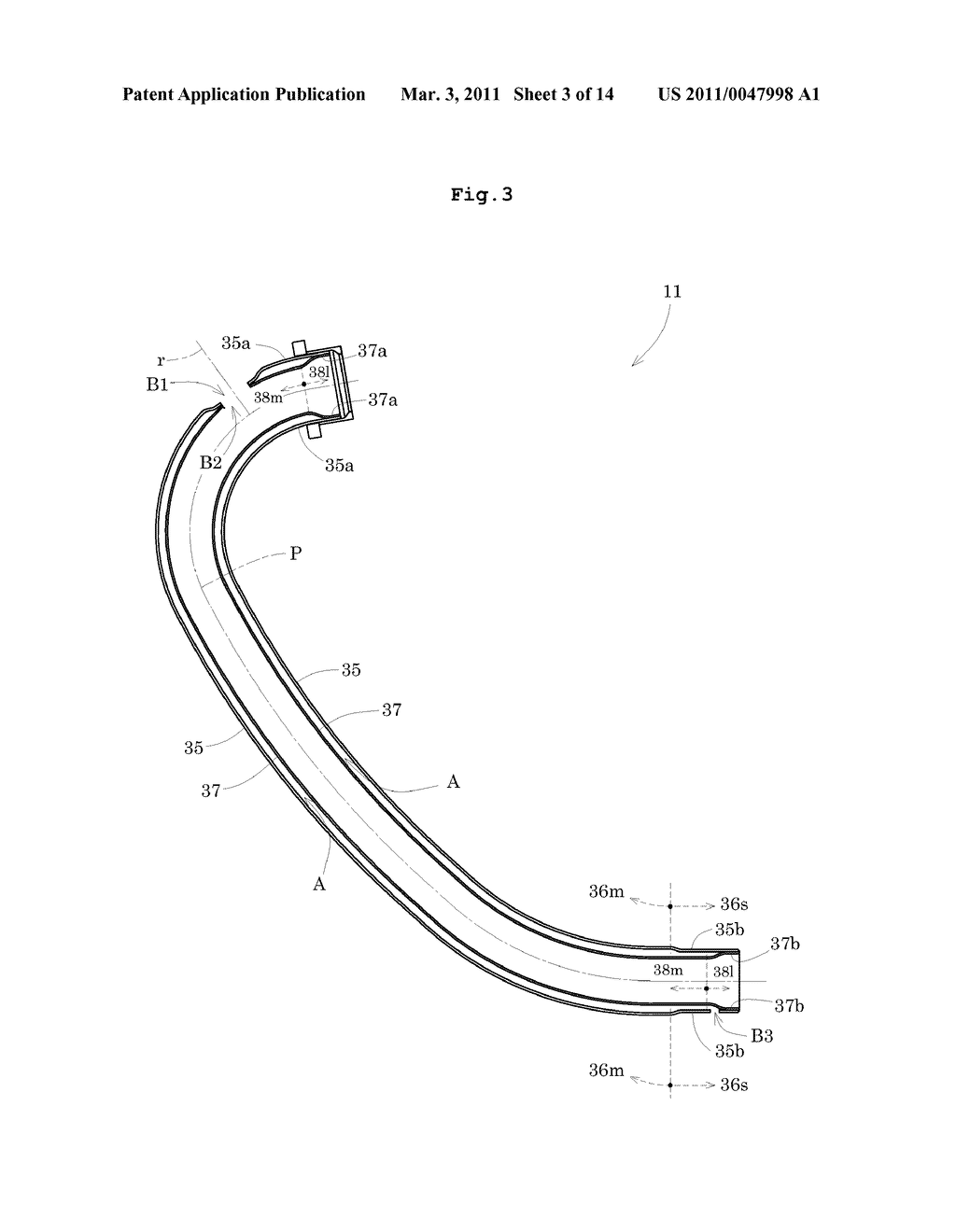 EXHAUST SYSTEM, A SADDLE RIDING TYPE VEHICLE HAVING THE SAME, AND A METHOD OF MANUFACTURING AND MOUNTING AN EXHAUST PIPE - diagram, schematic, and image 04